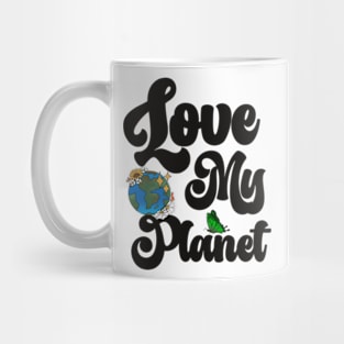 happy funny  earth day 2024 gift april 22 Cute Teacher  Lover Rainbow Mug